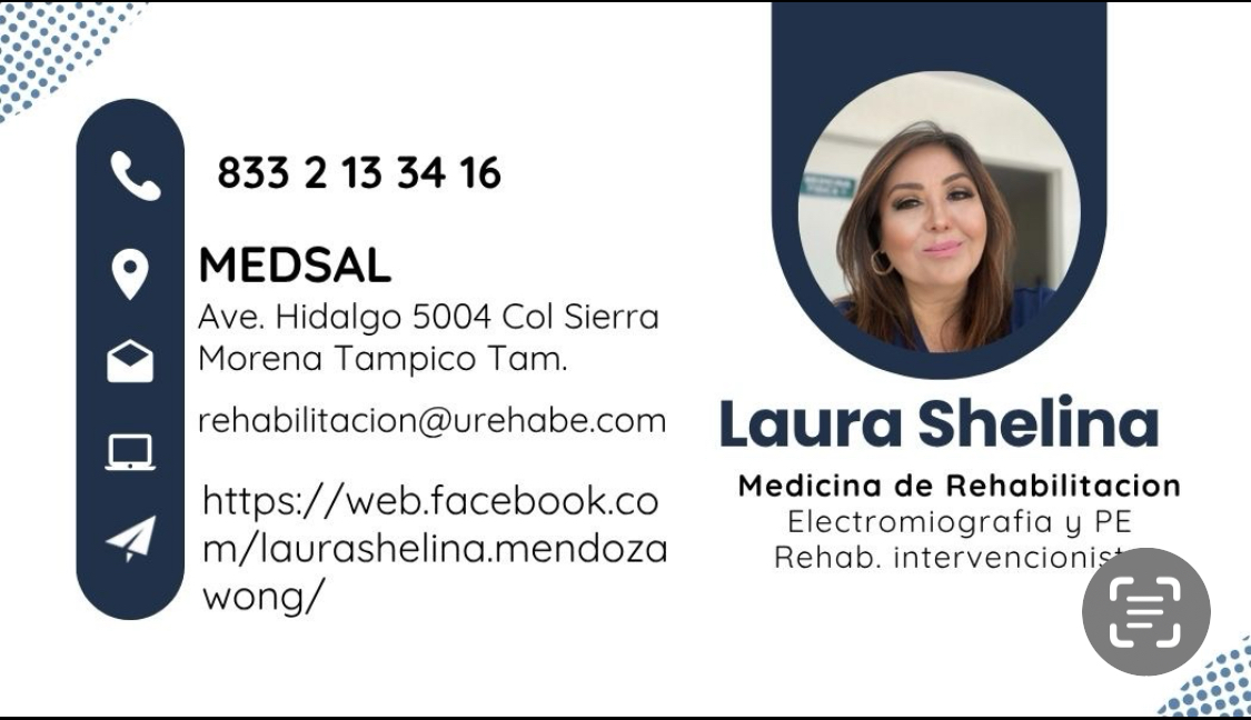 Dra. Laura Shelina Mendoza Wong - Medicina de Rehabilitación